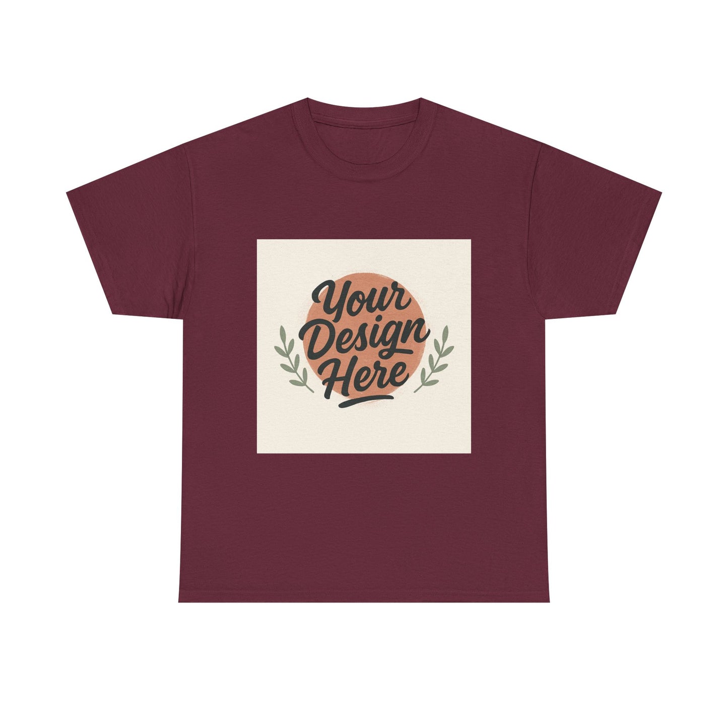 Customizable Unisex Heavy Cotton Tee - Personalize Your Design