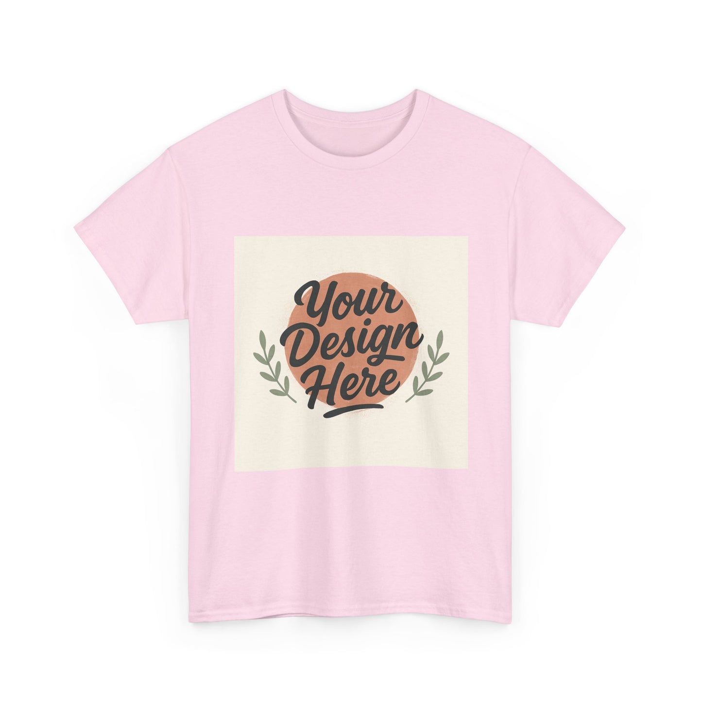 Customizable Unisex Heavy Cotton Tee - Personalize Your Design