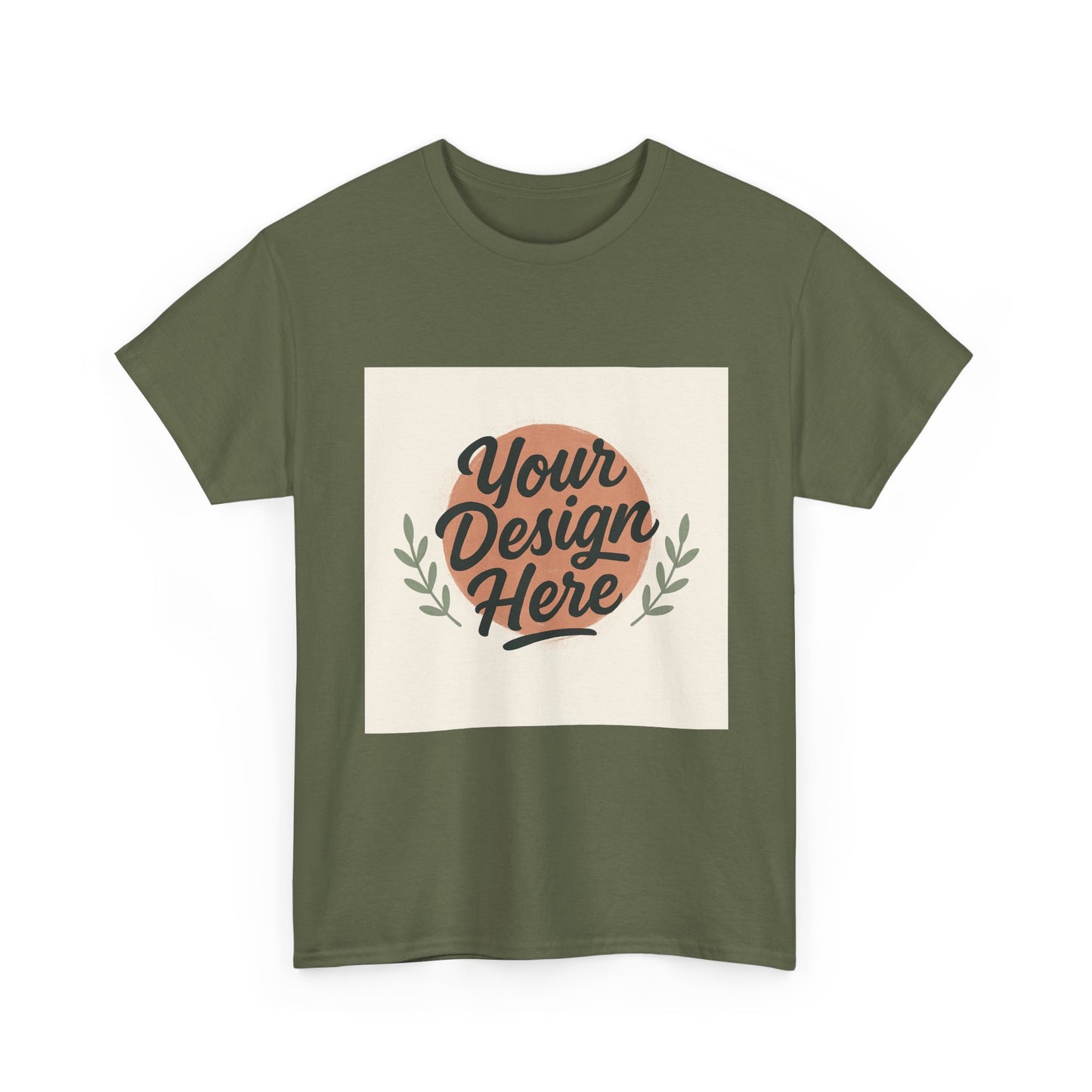 Customizable Unisex Heavy Cotton Tee - Personalize Your Design