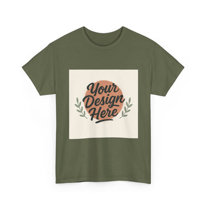 Customizable Unisex Heavy Cotton Tee - Personalize Your Design