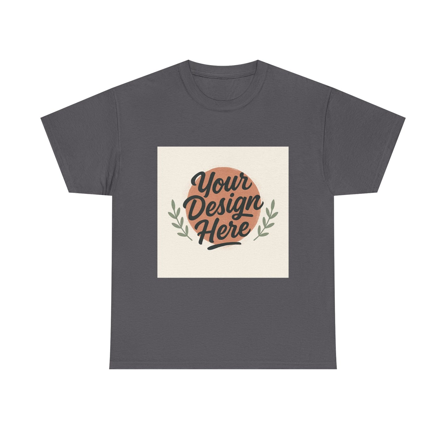 Customizable Unisex Heavy Cotton Tee - Personalize Your Design