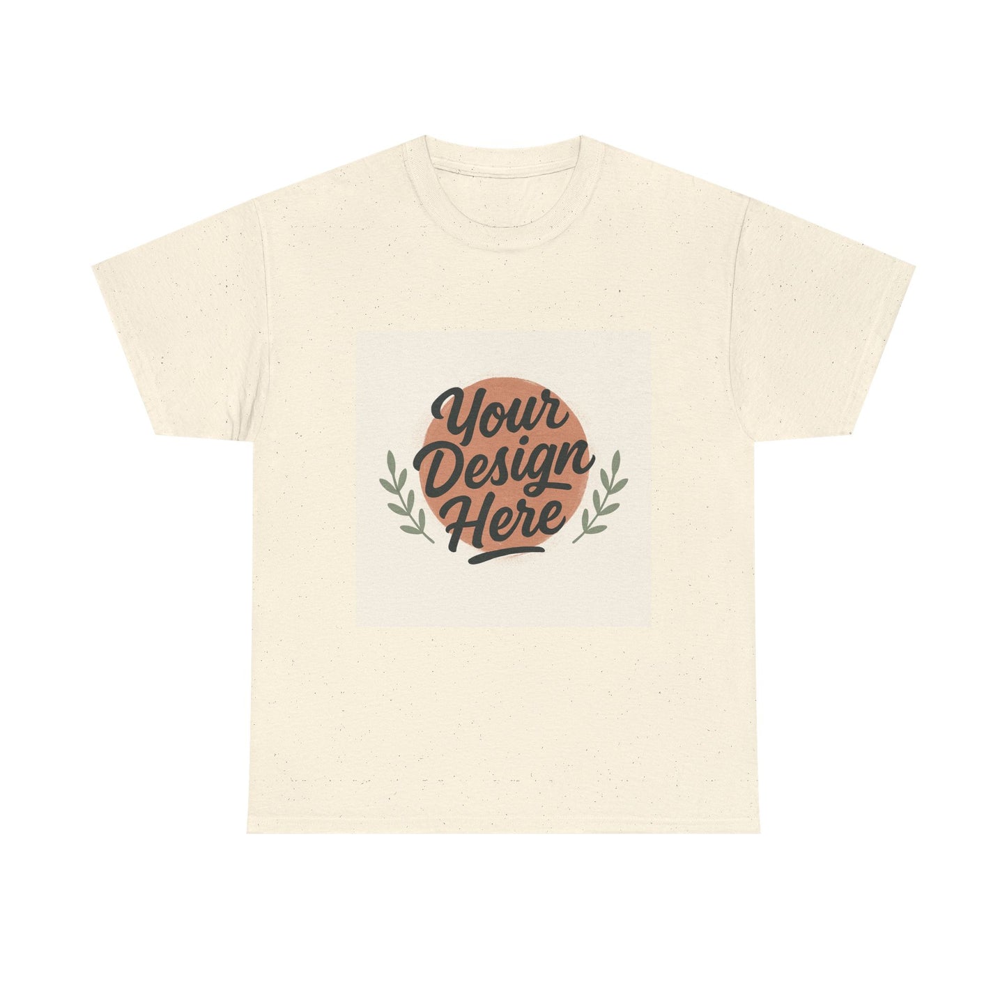 Customizable Unisex Heavy Cotton Tee - Personalize Your Design