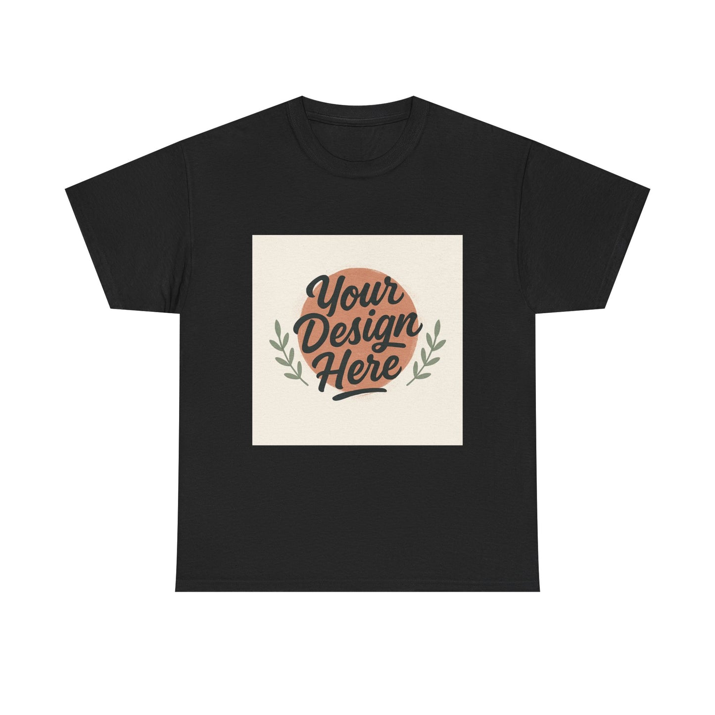 Customizable Unisex Heavy Cotton Tee - Personalize Your Design