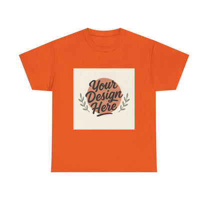 Customizable Unisex Heavy Cotton Tee - Personalize Your Design