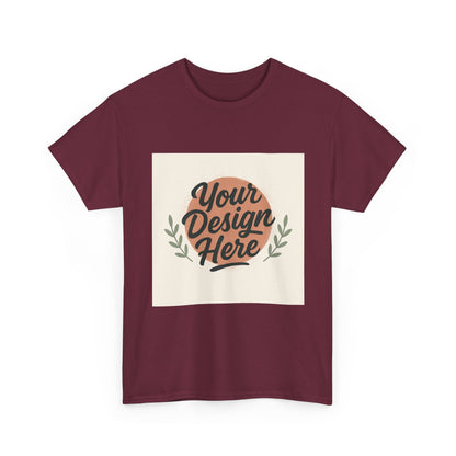 Customizable Unisex Heavy Cotton Tee - Personalize Your Design