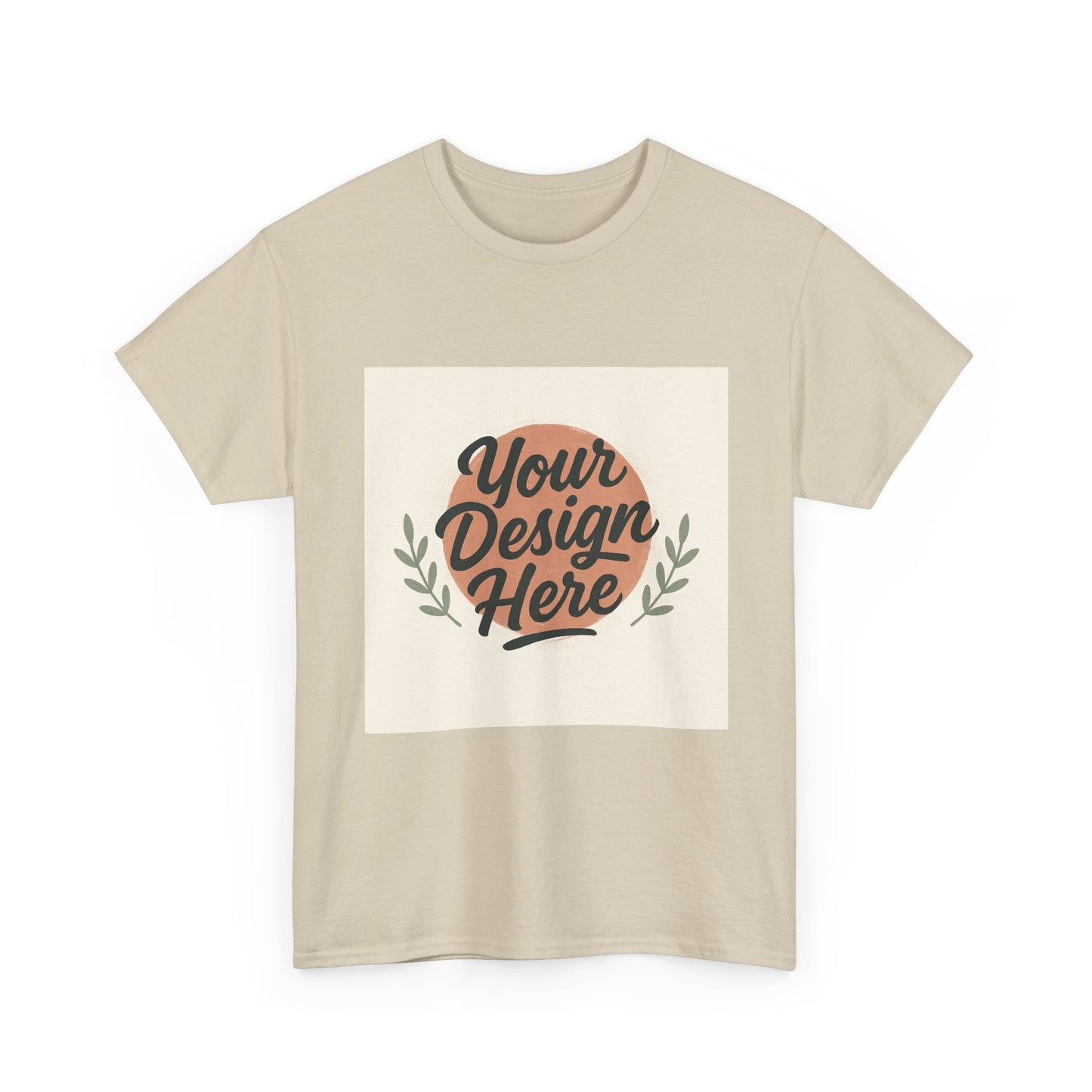 Customizable Unisex Heavy Cotton Tee - Personalize Your Design