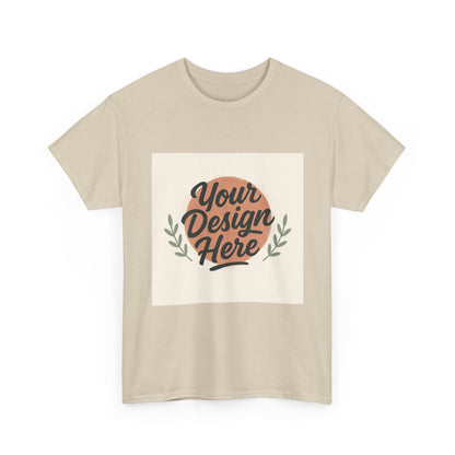 Customizable Unisex Heavy Cotton Tee - Personalize Your Design