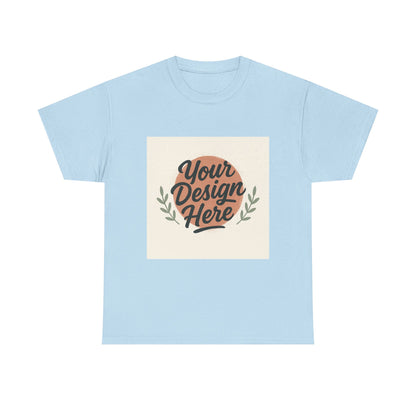 Customizable Unisex Heavy Cotton Tee - Personalize Your Design