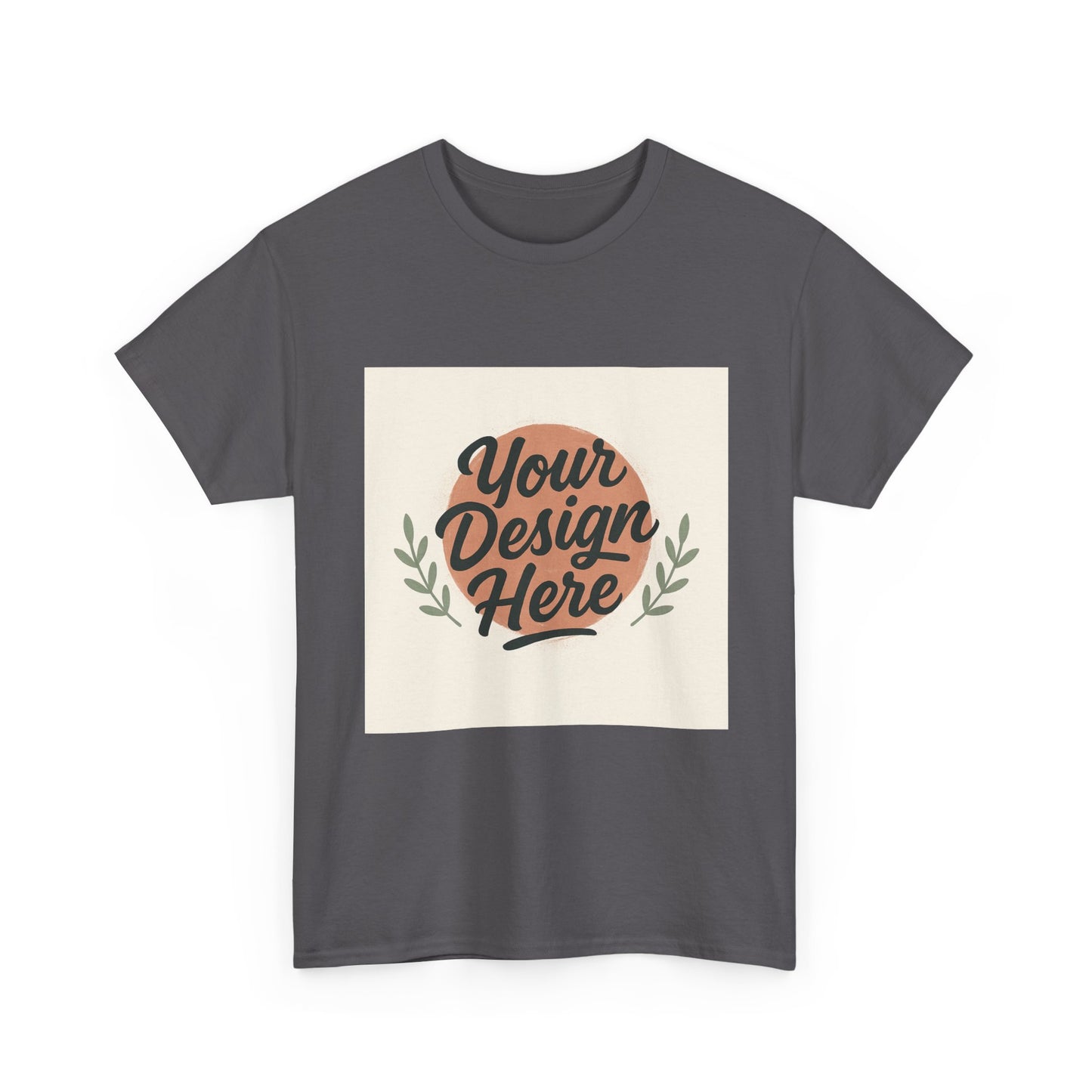 Customizable Unisex Heavy Cotton Tee - Personalize Your Design