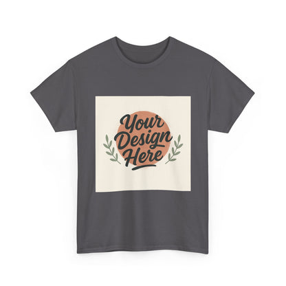 Customizable Unisex Heavy Cotton Tee - Personalize Your Design