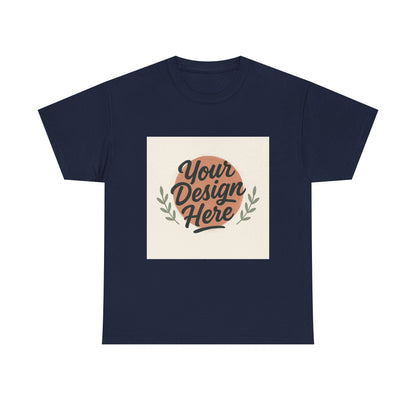Customizable Unisex Heavy Cotton Tee - Personalize Your Design