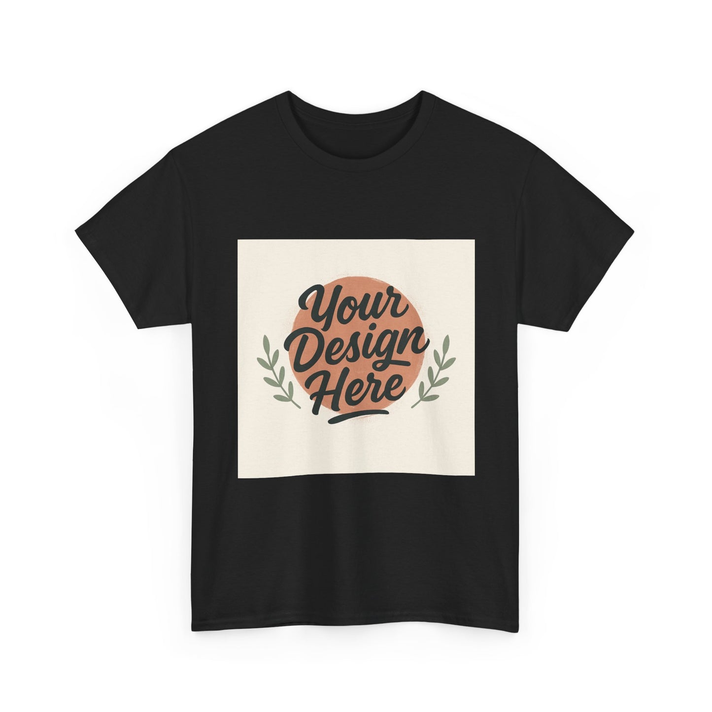 Customizable Unisex Heavy Cotton Tee - Personalize Your Design
