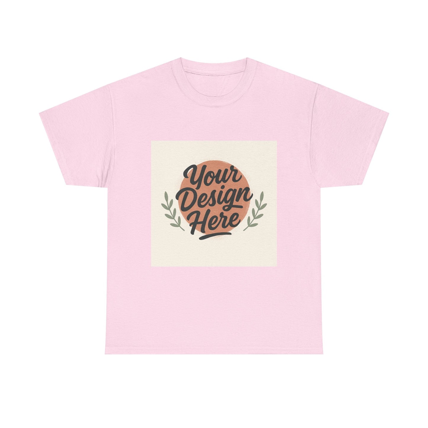 Customizable Unisex Heavy Cotton Tee - Personalize Your Design