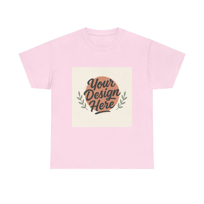 Customizable Unisex Heavy Cotton Tee - Personalize Your Design