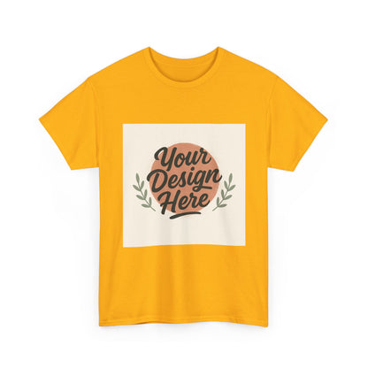 Customizable Unisex Heavy Cotton Tee - Personalize Your Design