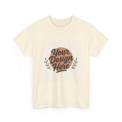 Customizable Unisex Heavy Cotton Tee - Personalize Your Design