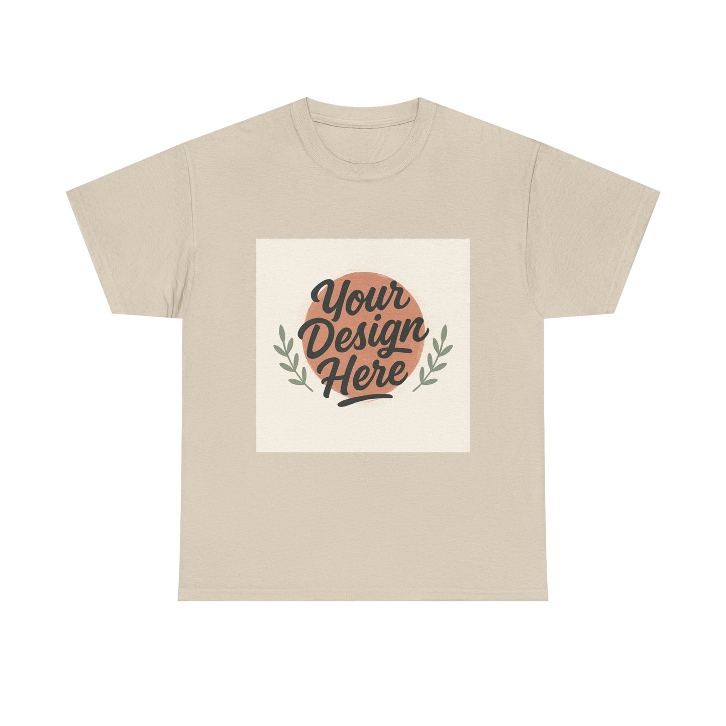 Customizable Unisex Heavy Cotton Tee - Personalize Your Design