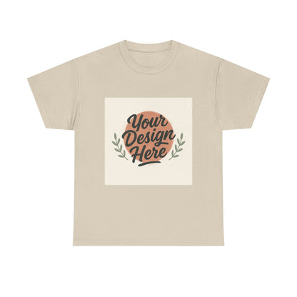 Customizable Unisex Heavy Cotton Tee - Personalize Your Design