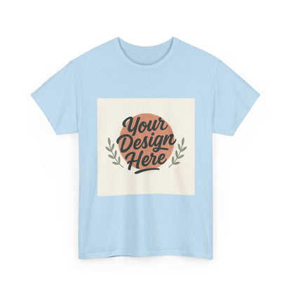 Customizable Unisex Heavy Cotton Tee - Personalize Your Design