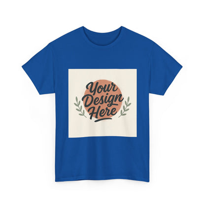 Customizable Unisex Heavy Cotton Tee - Personalize Your Design