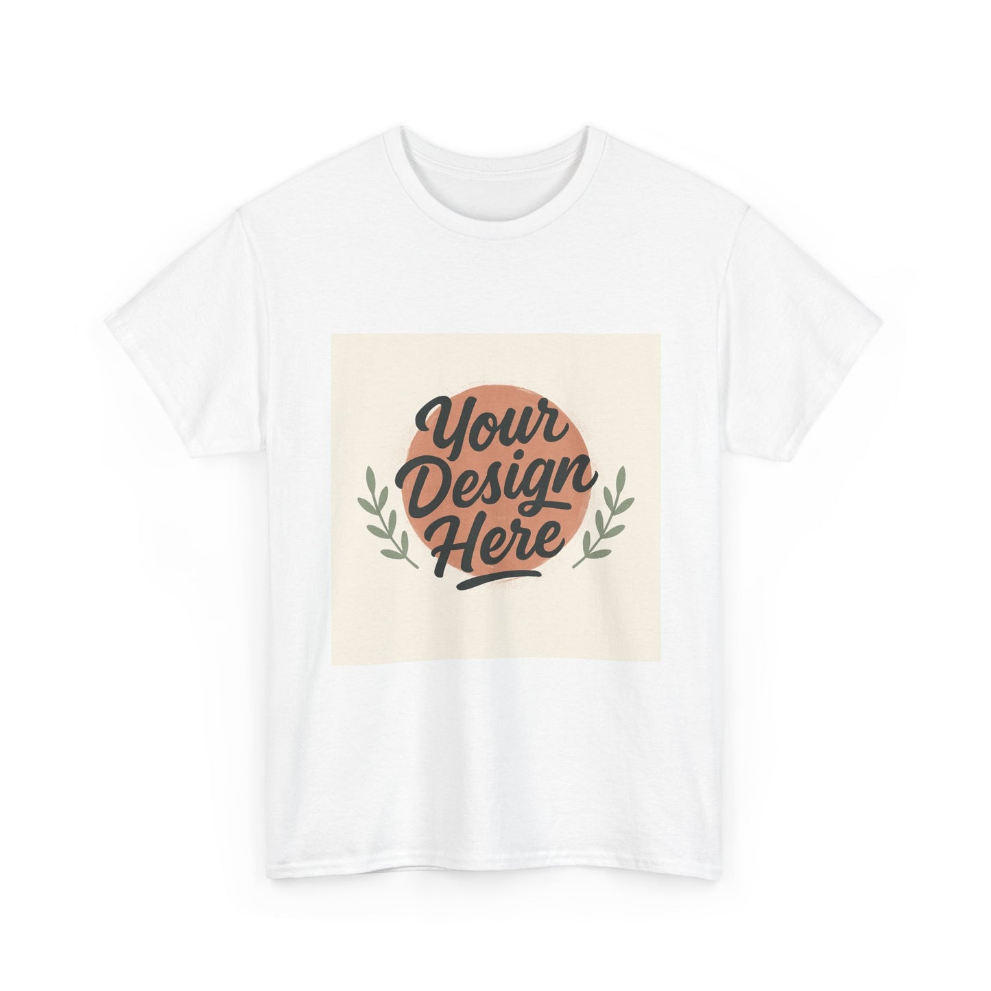 Customizable Unisex Heavy Cotton Tee - Personalize Your Design