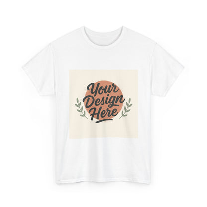 Customizable Unisex Heavy Cotton Tee - Personalize Your Design