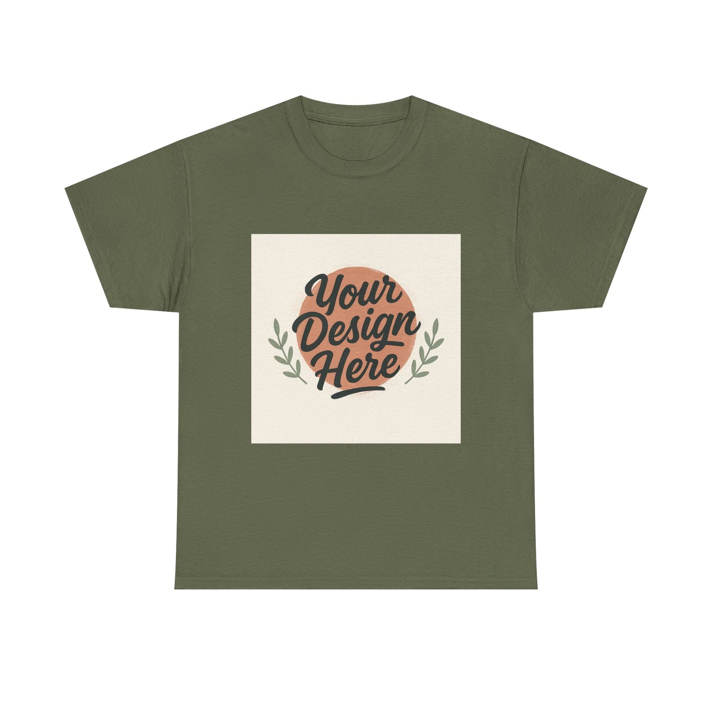 Customizable Unisex Heavy Cotton Tee - Personalize Your Design