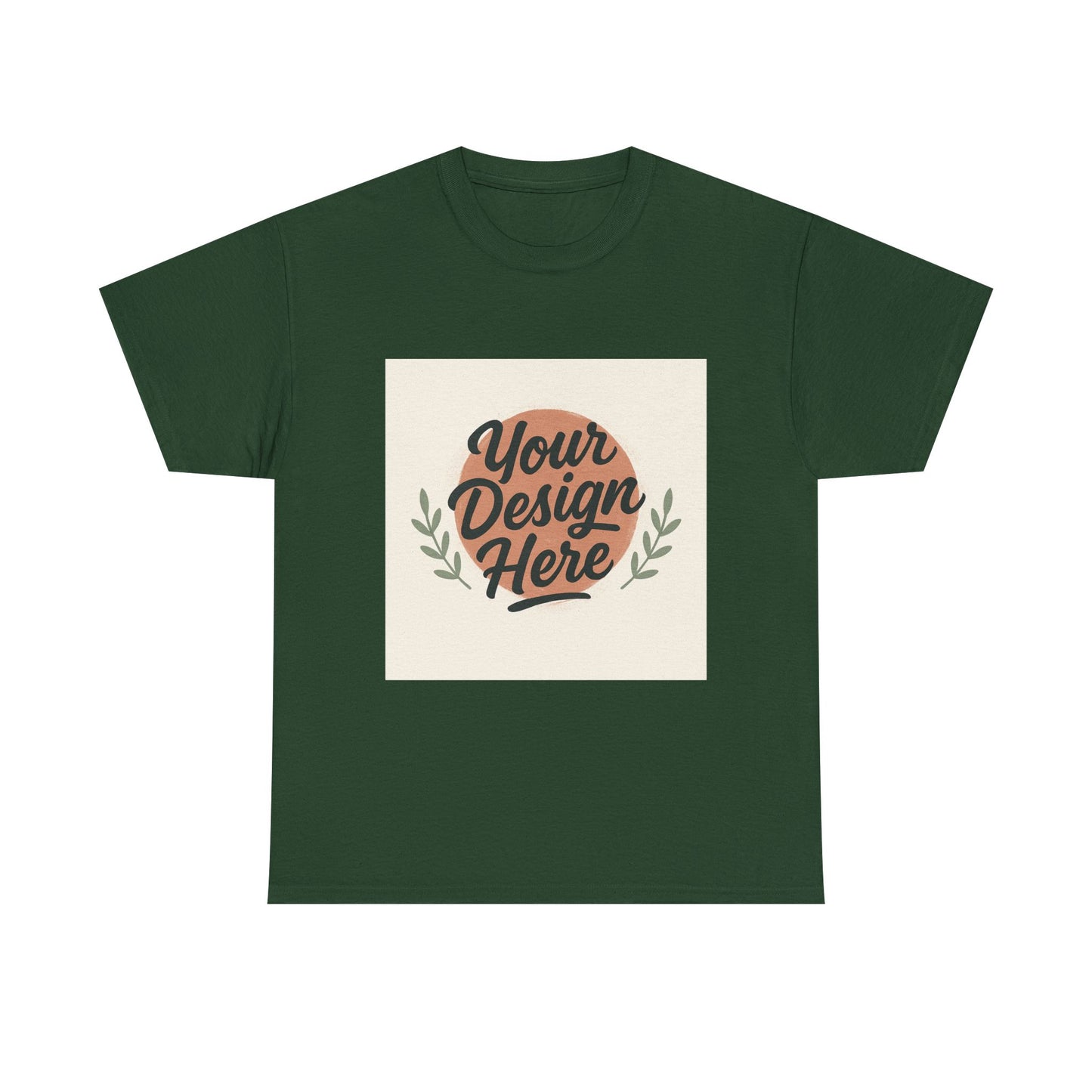 Customizable Unisex Heavy Cotton Tee - Personalize Your Design