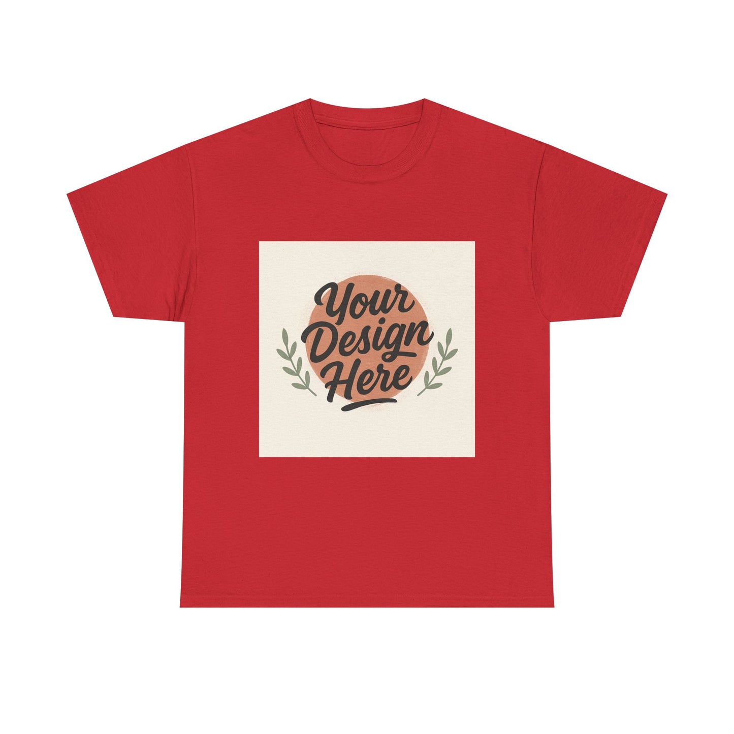 Customizable Unisex Heavy Cotton Tee - Personalize Your Design