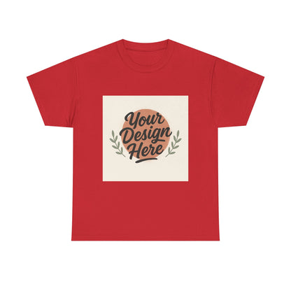 Customizable Unisex Heavy Cotton Tee - Personalize Your Design