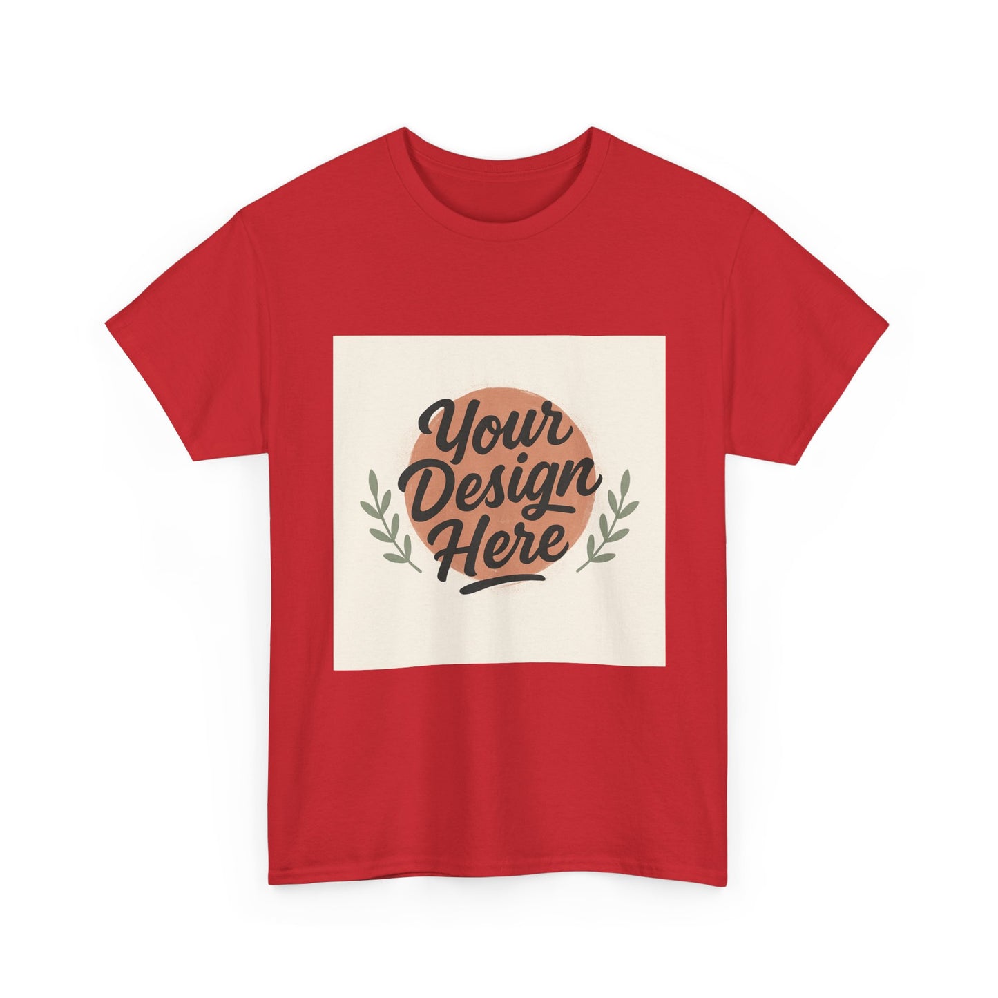 Customizable Unisex Heavy Cotton Tee - Personalize Your Design