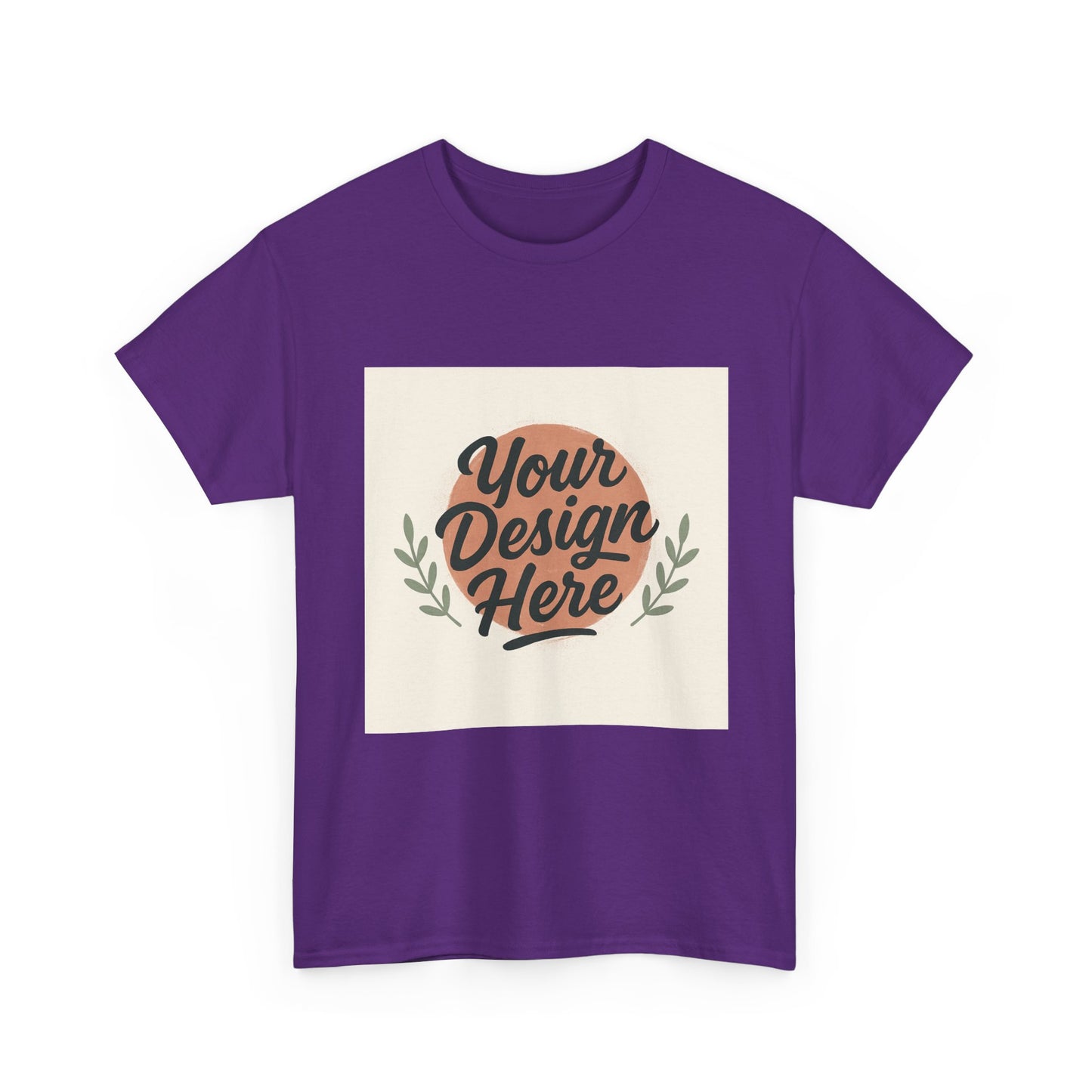 Customizable Unisex Heavy Cotton Tee - Personalize Your Design