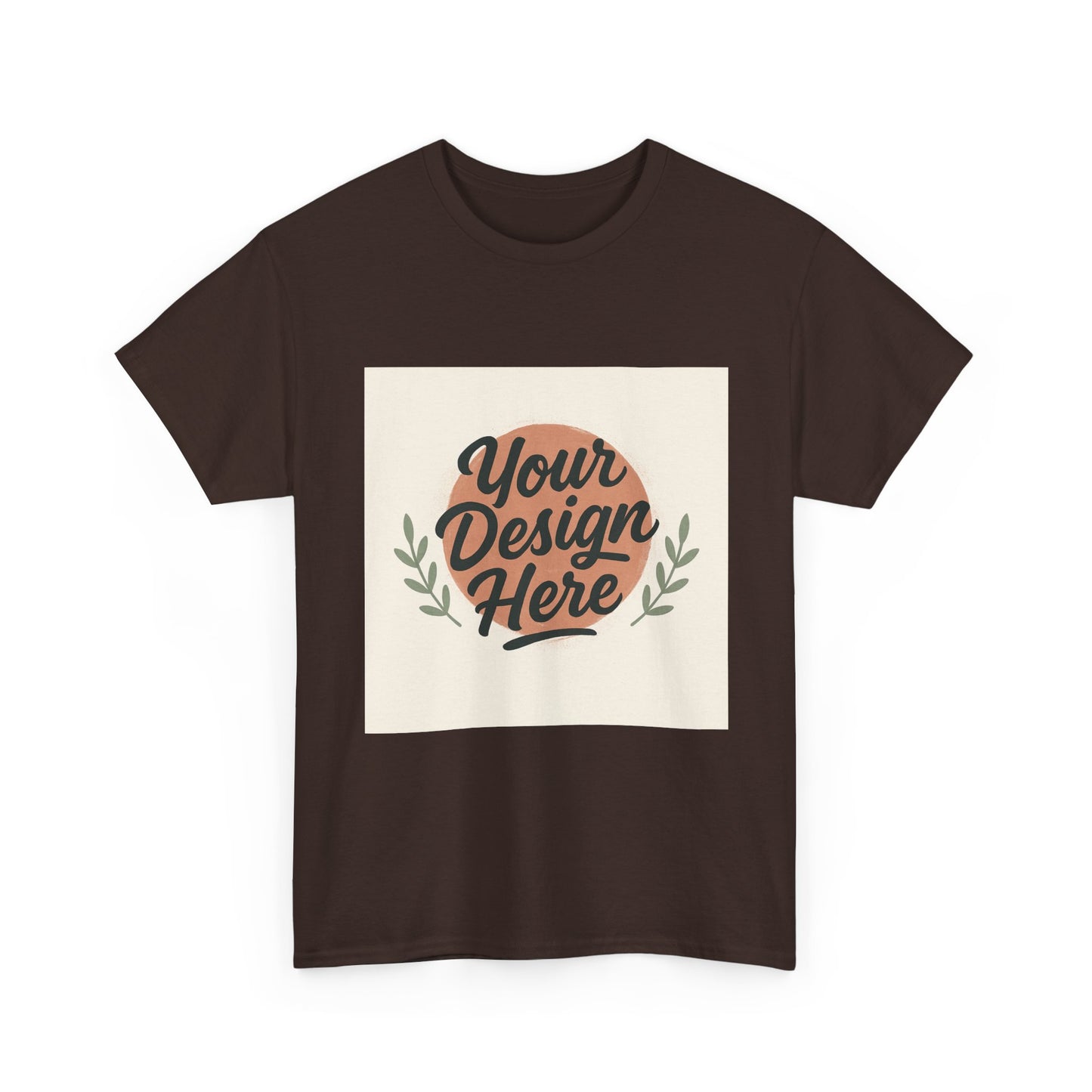 Customizable Unisex Heavy Cotton Tee - Personalize Your Design