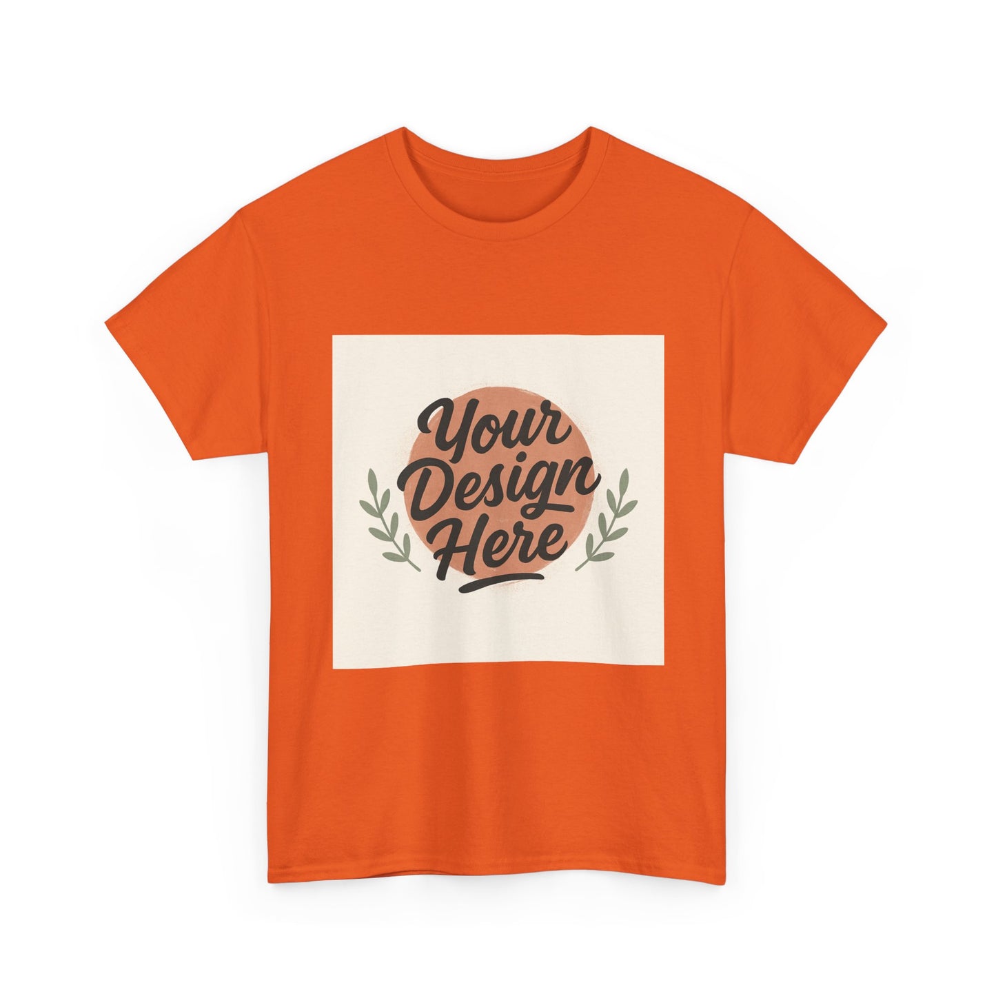 Customizable Unisex Heavy Cotton Tee - Personalize Your Design