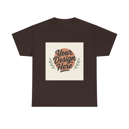 Customizable Unisex Heavy Cotton Tee - Personalize Your Design