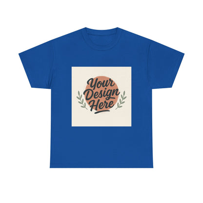 Customizable Unisex Heavy Cotton Tee - Personalize Your Design